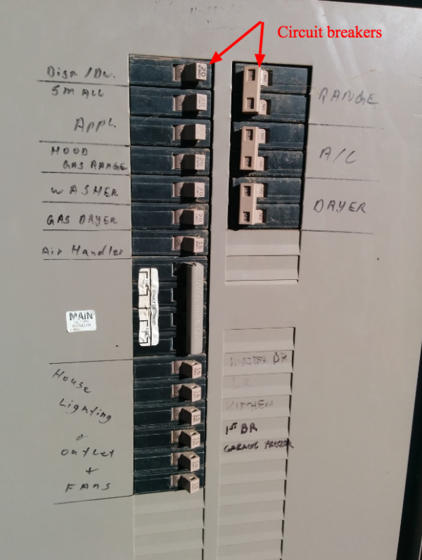 ac trips breaker when turning off