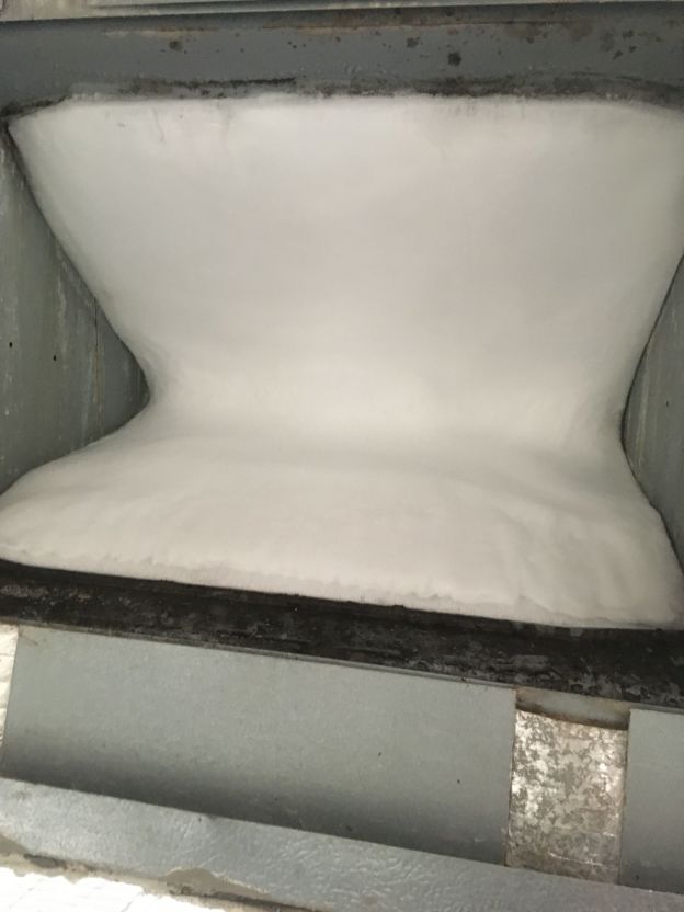 frozen evaporator coil